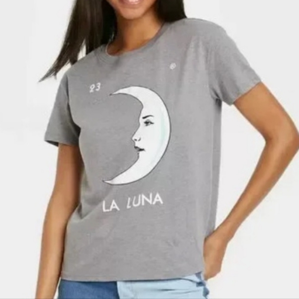Nwt la luna loteria moon graphic tee